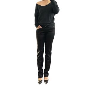 Dolce & Gabanna Vintage Satin Slim Straight Leg Women Pants Size 28”